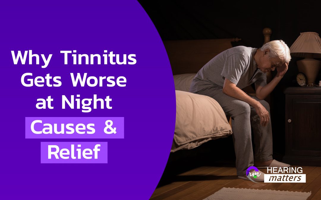 tinnitus worse at night